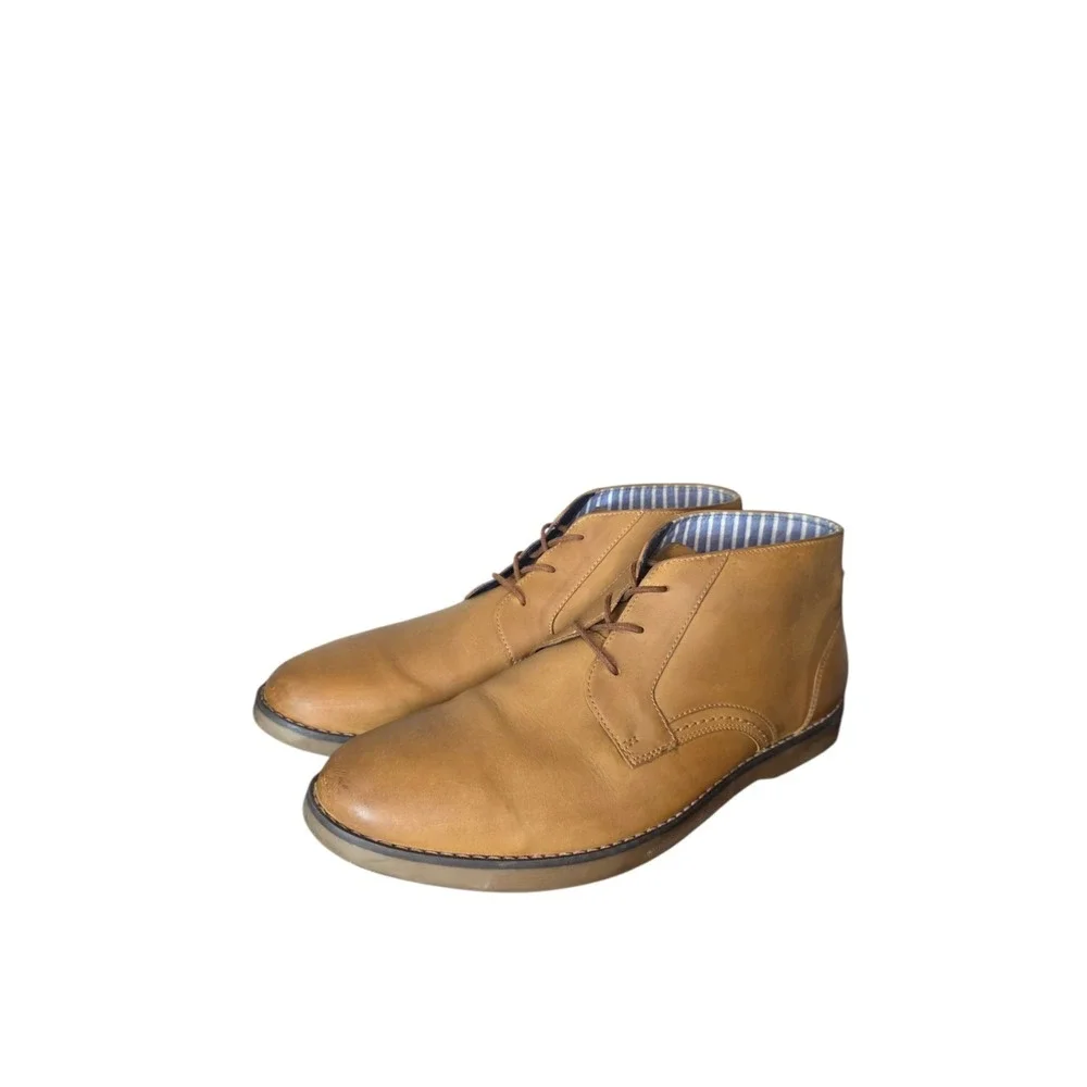 Sperry Top-Sider Men's 13 Brown Leather Chukka Boots Lace Up Ankle Casual